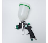 Краскопульт пневматический Polyecs HVLP AIR, арт. RF701AG, дюза 1,7 мм верхний бачок 600 мл P-701AG_1.7