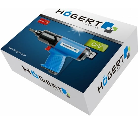 Пневматический ударный гайковерт HOEGERT TECHNIK HT4R622