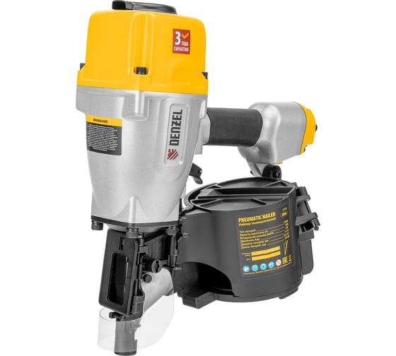 Нейлер пневматический Denzel CN90 для гвоздей CNW от 50 до 90 мм 57422