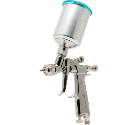 Мини-краскопульт ANEST IWATA LVLP с алюминиевым бачком 150 мл, соплом 1,2 мм LPH-80-124G-kit