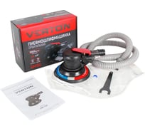 Орбитальная пневмошлифмашина VERTON Air GM150 (ф диска150,расх.возд 160л/мин, щтуцер 1/4, давл.6,3 атм,10500 обор/мин) (10шт/кор) 01.21427.21429