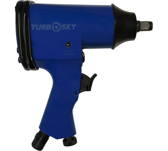 Пневматический гайковерт Turbosky 1/2 с двойным ударным механизмом (набор) PG-1C 752