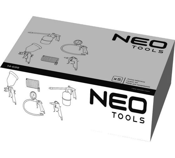 Набор пневмоинструмента NEO Tools 5 предметов 14-699