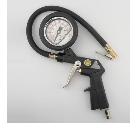 Пистолет для подкачки шин AIXPRO с маслонаполненным манометром до 16бар 719-0202