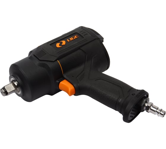 Пневмогайковерт ударный LIGE 1/2 (рабочий диапозон 270-800Nm, max 1560Nm, 8500об/мин, 6bar, 184 л/ LG-40101 1