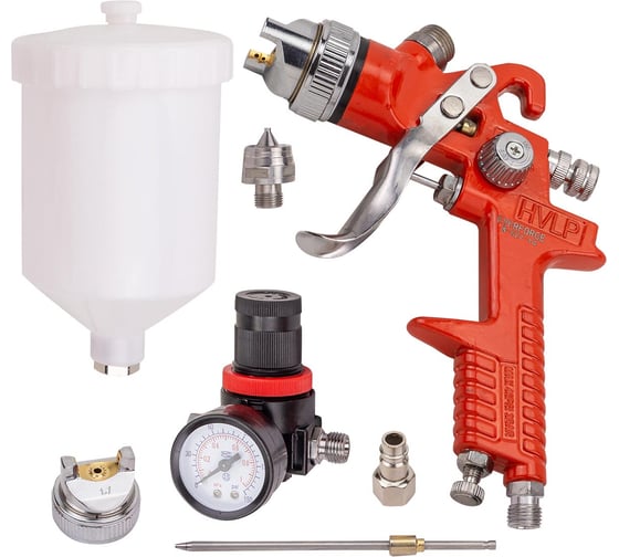 Краскораспылитель с регулятором давления и дополнительной дюзой EVERFORCE EF-W-827-14(62894)