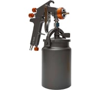 Краскопульт пневматический Polyecs LVMP AIR, арт. RF4001S_1.8, дюза 1.8 мм нижний бачок 1000 мл POL-RF4001S_1.8