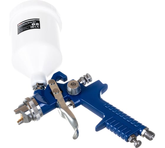 Краскораспылитель с верхним пластиковым бачком Forcekraft FK-H-827-2V(50325)