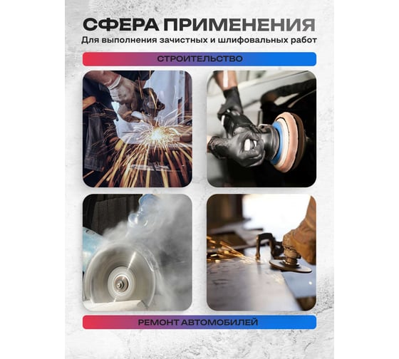 Пневмозачистная машинка с прорезиненной рукояткой Forsage F-RP7305(50339)