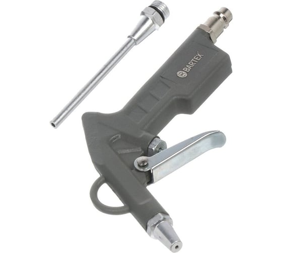 Пневмопистолет продувочный BARTEX быстросъем, с удлиненным соплом 364682 1