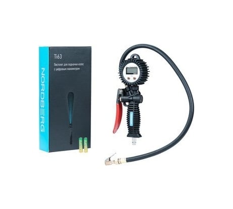 Пистолет для подкачки колес с цифровым манометром NORDBERG Ti63