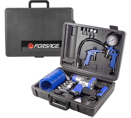 Набор пневматических инструментов Forsage с аксессуарами F-RP7811-15(50350) F-RP7811-15 /RP7313, ST-5540/(50350)