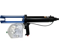 Пневматический пистолет для двухкомпонентных картриджей COX ВБА 400Б (VBA 400B MR 1:1, 2:1, 4:1, 10:1), общим объемом 400 мл  VBA 400B MR 1:1, 2:1, 4:1, 10:1