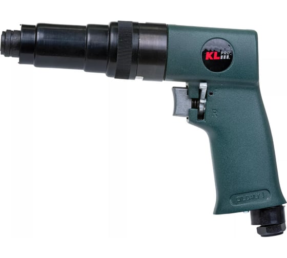 Профессиональный пневмовинтоверт KLPRO пневмошуруповерт, патрон HEX 1/4, 3-9Hm, 1800 об/мин, воздушный штуцер 1/4) 16902 KLHA802