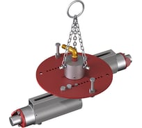 Трамбовка пневматическая AntalyaMakina для бокового уплотнения футеровки 2-х головочная BLG-002 (D=450-700 мм) BLG-002-450-700