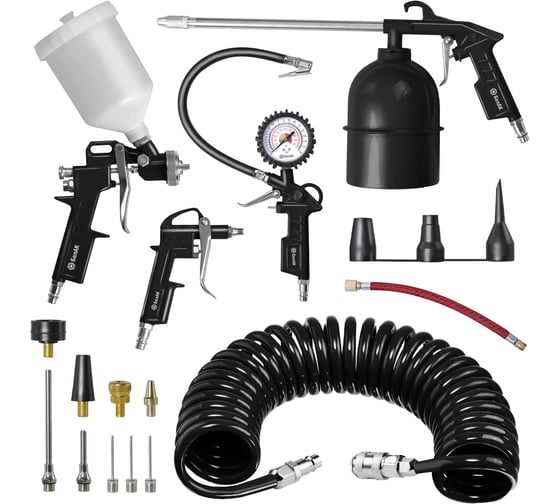 Набор пневмоинструмента для компрессора БелАК 18 предметов БАК.32141