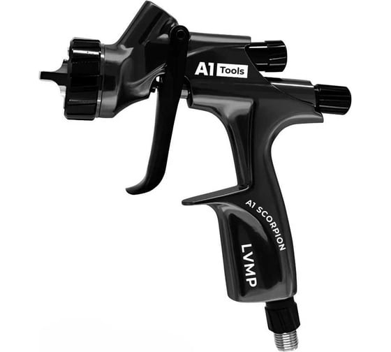 Краскопульт пневматический для лака A1 Scorpion LVMP 1.4 Black SC-1.4 1