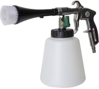 Пистолет пневматический Forsage Tornado для химчистки салона а/м со сменной щеткой-насадкой, емкость 1л ,6 bar, расход воздуха 120 л/мин F-203809(48811)