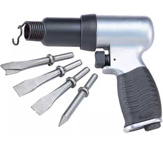 Пневматический молоток Licota с 4-мя зубилами 190 мм Энерг. уд. 7,2Дж PAH-20029H