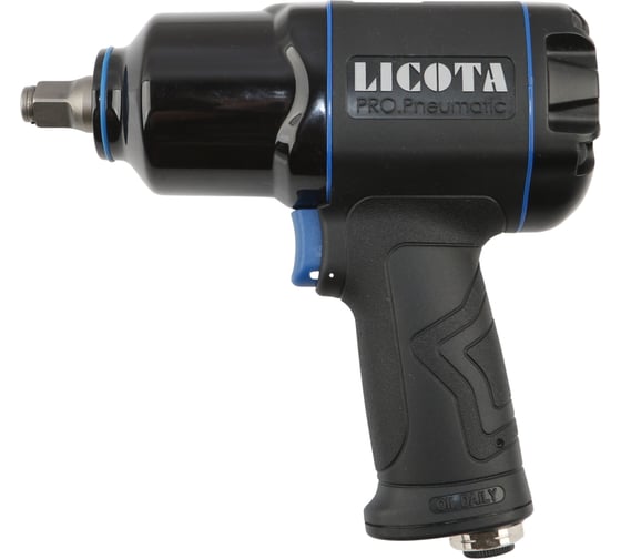 Гайковерт пневматический ударный Licota 1/2 1085 Нм (113 кГм), композитный PAW-04048