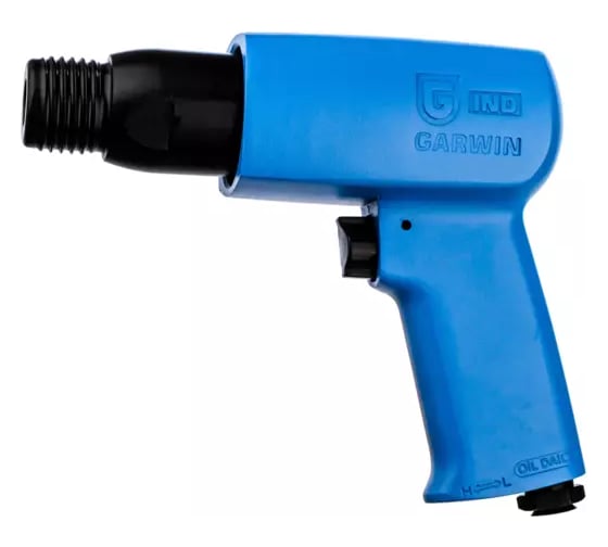Молоток пневматический с 5-ю зубилами Garwin 185 мм Энергия удара 7,2 Дж, HEX (H10) 804030-57-4000H