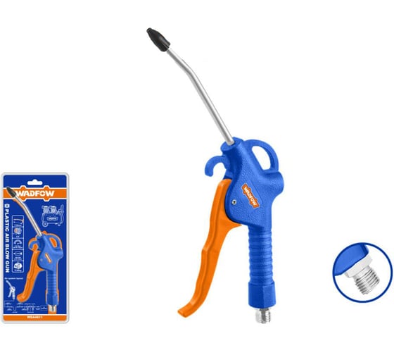 Пистолет продувочный пластиковый WADFOW 110 мм 25/50 WGA4611