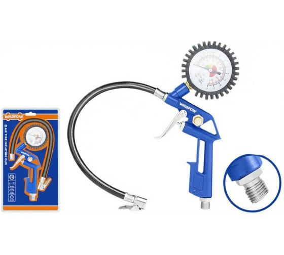 Пистолет для подкачки шин WADFOW 12 Бар 10/20 WGA2612