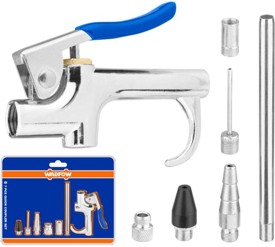 Набор для продувочного пистолета WADFOW 1/4 7 шт 30/60 WQP9410
