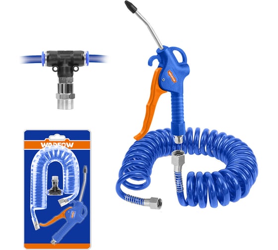 Пистолет продувочный с аксессуарами WADFOW 3 шт WGA6434