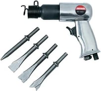 Зубило пневматическое Rockforce RT-3501K с комплектом насадок 25 предметов 1/4 RF-KT-6071D(67333)