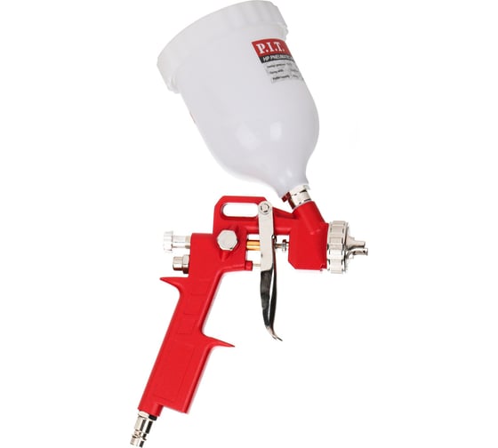 Краскопульт пневматический P.I.T. (50PSI, сопло1,5мм, бак 0,6л, краска300мл/мин, 190л/мин), PSG600-A1