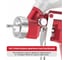 Краскопульт пневматический P.I.T. (50PSI, сопло1,5мм, бак 0,6л, краска300мл/мин, 190л/мин), PSG600-A1 10