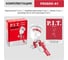 Краскопульт пневматический P.I.T. (50PSI, сопло1,5мм, бак 0,6л, краска300мл/мин, 190л/мин), PSG600-A1 12