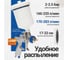 Краскопульт пневматический Polyecs LVMP AIR, арт. POL801AG_1.3, дюза 1.3 мм верхний бачок 600 мл POL-801AG-1.3 16