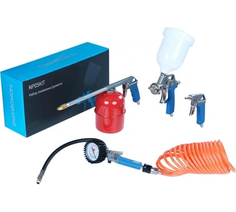 Набор пневмоинструмента NORDBERG 5 предметов NP05KIT