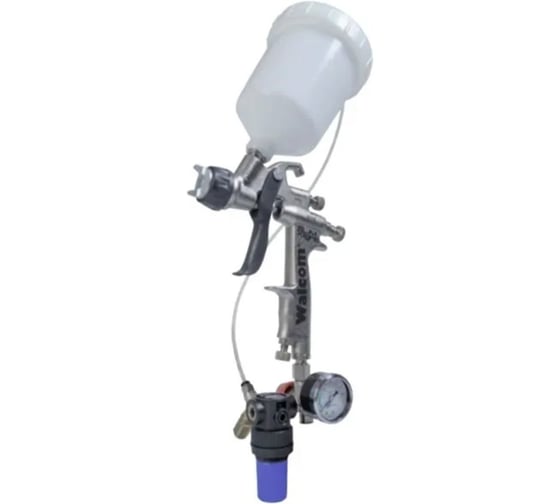 Краскопульт WALCOM SLIM XLIGHT HALO/HTE HD верхний бачок, алюминий 2,5мм 824025