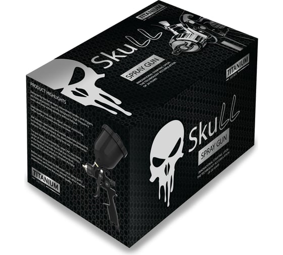 Краскопульт RADEX SKULL TITANIUM Spray gun RRP 20114