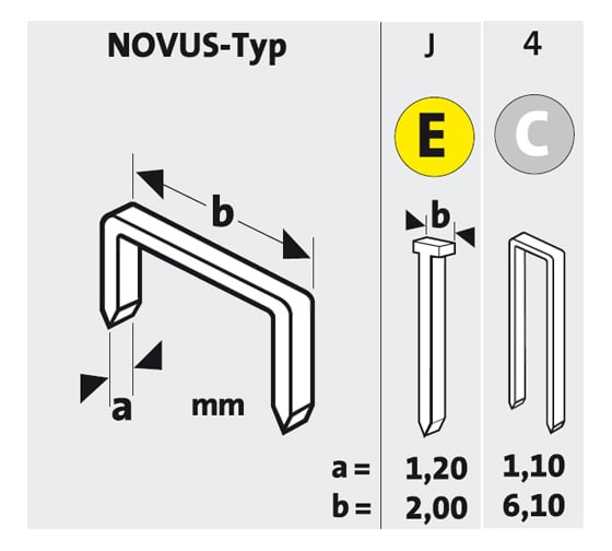 Пневматический степлер Novus J 328 EC 032-0034