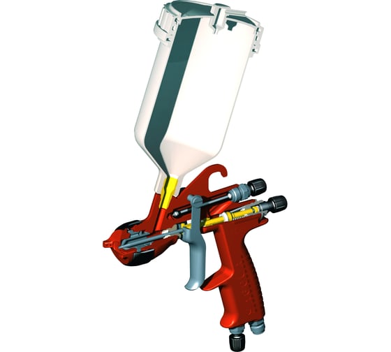 Краскораспылитель с новым клапаном Sagola 3300 GTO, 1.80 EPA 10142306 1