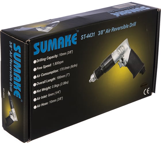Дрель SUMAKE ST-4431 с реверсом 7351