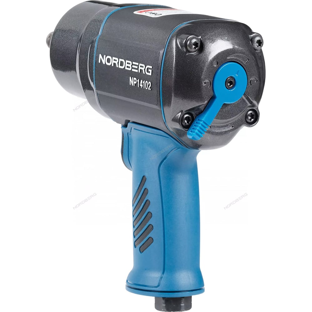 Ударный пневмогайковерт NORDBERG 1/2", 1300Нм, флажковый переключатель ...