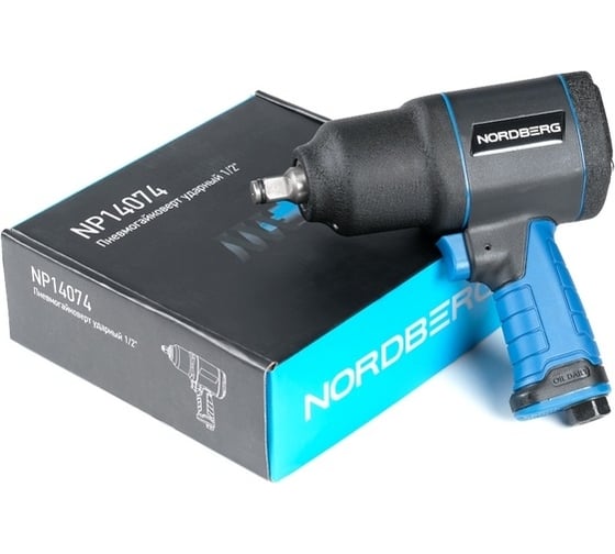 Ударный пневмогайковерт NORDBERG 1/2", 745Нм NP14074 1