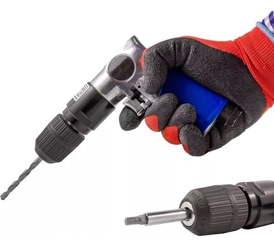 Пневмодрель с реверсом, набором бит и сверл ROCKFORCE 20 предметов RF-RP7810(50376)