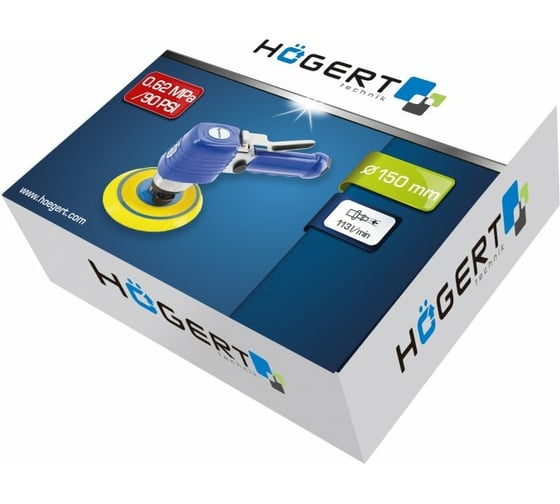 Пневматическая шлифовальная машина HOEGERT TECHNIK 150мм HT4R651