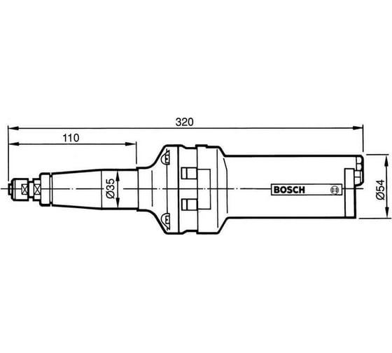 Пневматическая прямошлифовальная машина Bosch 0.607.252.103