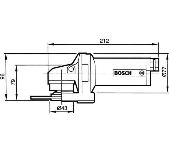 Пневматическая угловая шлифмашина Bosch 0.607.352.114