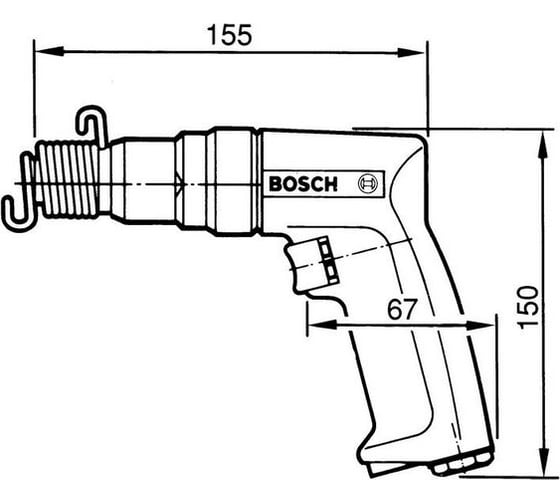 Пневматический отбойный молоток Bosch 0.607.560.500