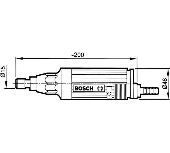 Пневматическая прямошлифовальная машина Bosch 0.607.260.100