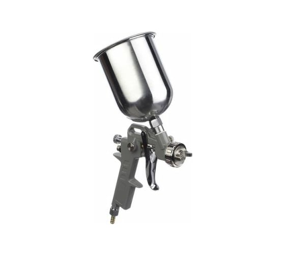 Краскораспылитель с металлическим бачком vertextools 0019-02