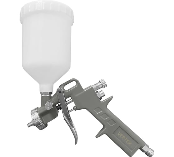 Краскораспылитель с пластмассовым бачком vertextools 0019-01